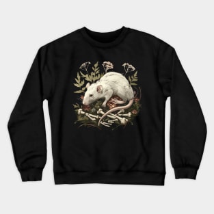 rat bones death Crewneck Sweatshirt